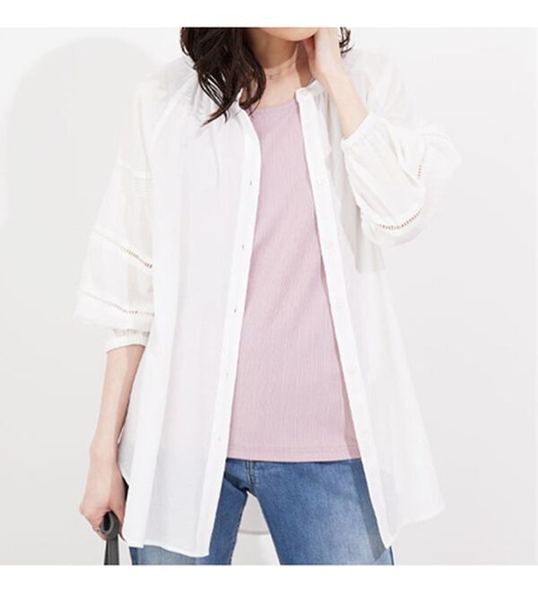 BELLUNA（ベルーナ）の「テレコ素材タンクトップ（タンクトップ・キャミソール）」｜詳細画像