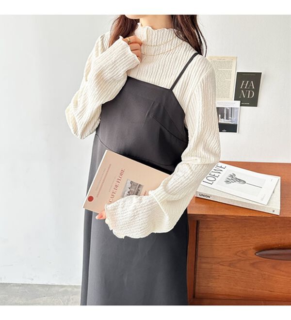 GeeRA（ジーラ）の「バックストラップデザインキャミワンピース（その他ワンピース）」｜詳細画像