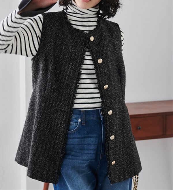 フレアペプラムツィードジレ Amazon | [セルフォード] フレアペプラムツィードジレ