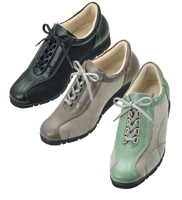 ルフラン（ルフラン）の「時見さんのスッと履ける５Ｅストレッチウォーキング（スニーカー）」｜詳細画像