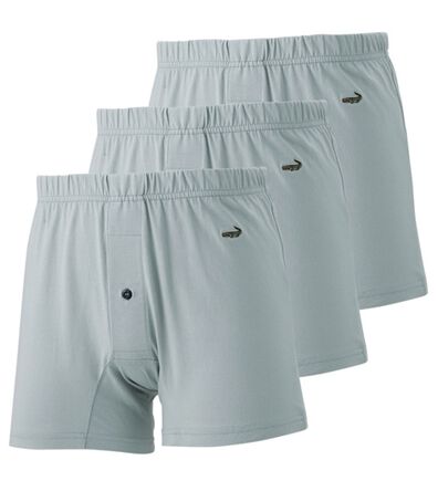 「【３枚組】＜クロコダイル＞綿１００％ニットトランクス（メンズトランクス）」