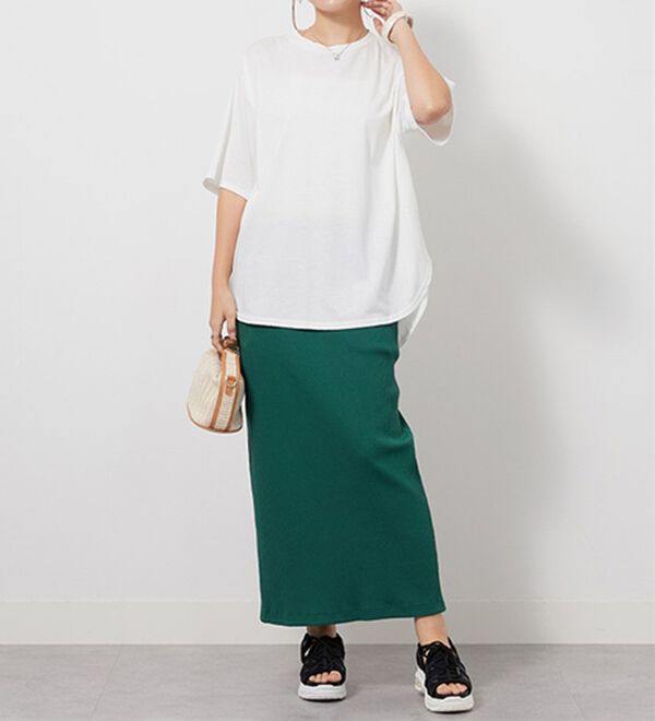 GeeRA（ジーラ）の「プリントチュニックＴシャツ（カットソー）」｜詳細画像