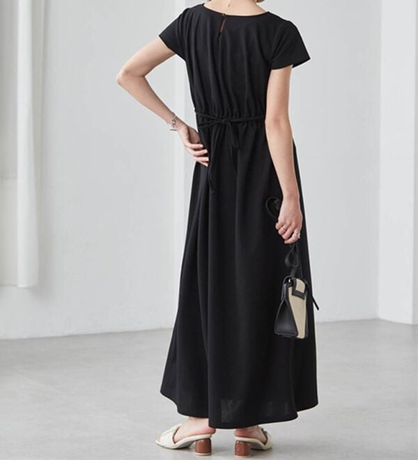 RANAN（ラナン）の「上品見えバックギャザーワンピース（その他ワンピース）」｜詳細画像