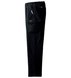 「アウトドアプロダクツ　年間定番らくらくカーゴパンツ（メンズフルレングスパンツ）」｜ブラック