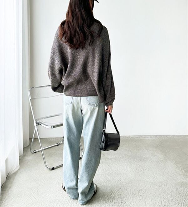 GeeRA（ジーラ）の「ダブルジップニットカーデ（ニットカーディガン）」｜詳細画像