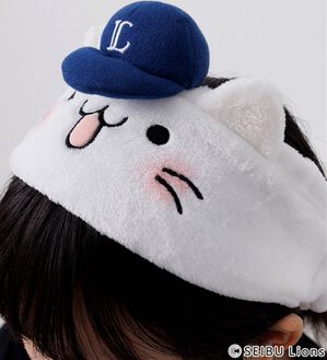 「ライオンズ×べるーにゃヘアバンド（その他ファッション小物）」｜白系