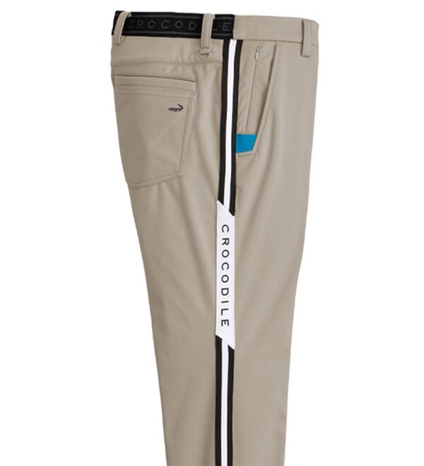 「＜クロコダイル＞防風テック裏フリースアクティブパンツ（メンズフルレングスパンツ）」｜グレー