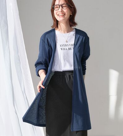 Viola e Viola（ヴィオラ エ ヴィオラ）の「【選べる丈】こなれカーデ（その他カーディガン）」