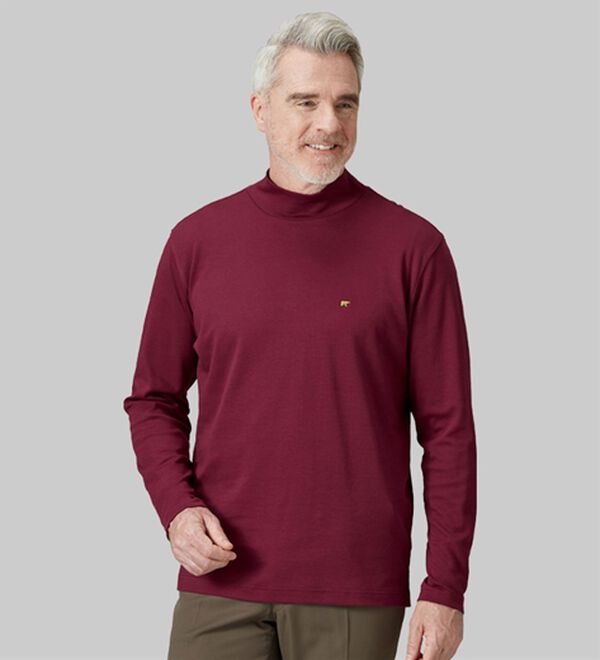 「＜ゴールデンベア＞綿１００％ヒートハイネックシャツ（メンズＴシャツ）」｜詳細画像