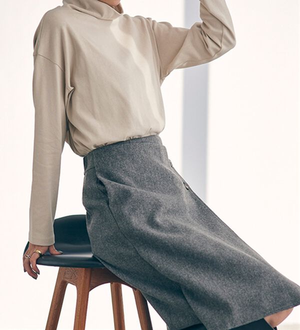 BC＞綿100％×吸湿発熱！あったかタートルネック - ベルーナ【公式】