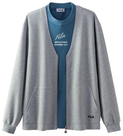 「フィラ　ミラノリブカーデ＆Ｔシャツ（メンズＴシャツ）」