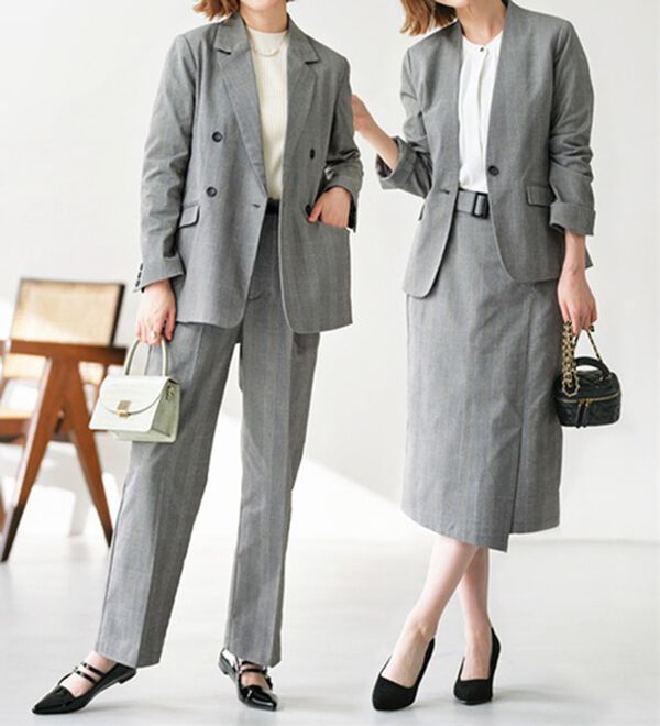 GeeRA（ジーラ）の「洗える！ストレッチカセットスーツ（その他ワンピース）」｜詳細画像