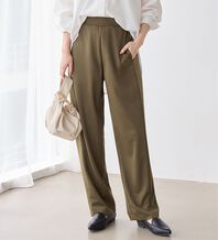 Viola e Viola（ヴィオラ エ ヴィオラ）の「【細見え体型カバー】楽ちん美脚パンツ（フルレングスパンツ）」