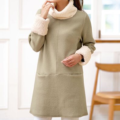 BELLUNA（ベルーナ）の「ポイントファー使いチュニック（チュニック）」