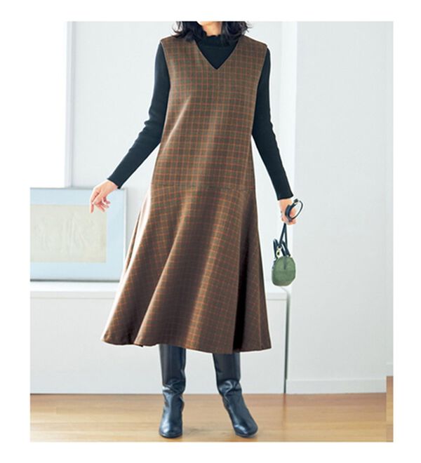 VINNO（ヴィノ）の「カシミヤ入リブタートルニット（ニット・セーター）」｜詳細画像