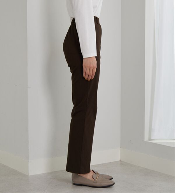 BELLUNA（ベルーナ）の「綿タッチハイパー美脚フレアーパンツ（フルレングスパンツ）」｜詳細画像