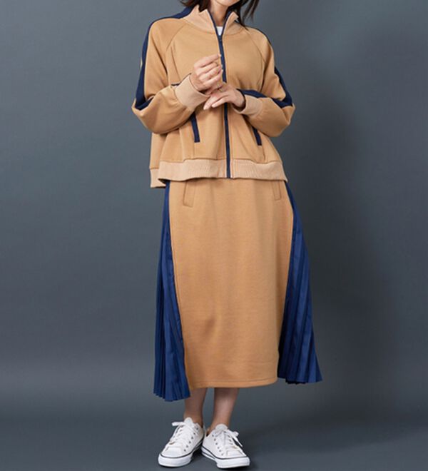 BELLUNA（ベルーナ）の「【Ｌａｇｒｉｌｕａ】配色ライン使いコクーンジャケット（その他ジャケット）」｜詳細画像