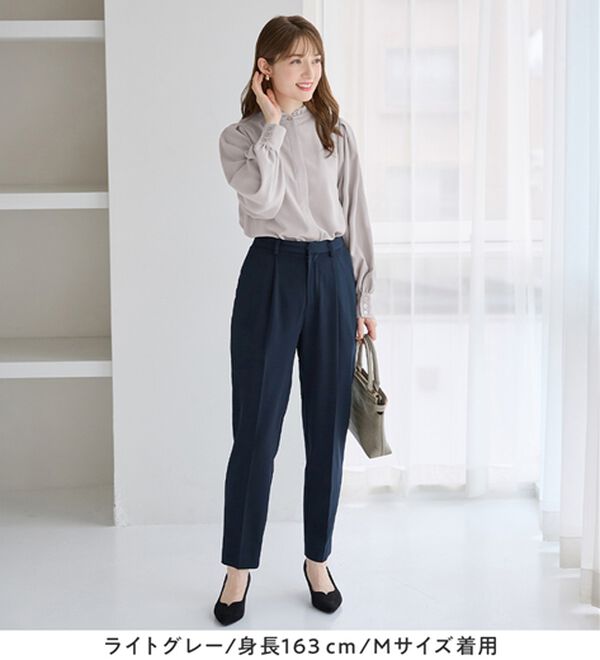 alotta（アロッタ）の「前後２ＷＡＹフリル衿ブラウス（ブラウス）」｜詳細画像