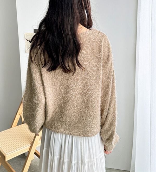 GeeRA（ジーラ）の「【U.S. POLO ASSN.】シャギーニットソートップス（ニット・セーター）」｜詳細画像