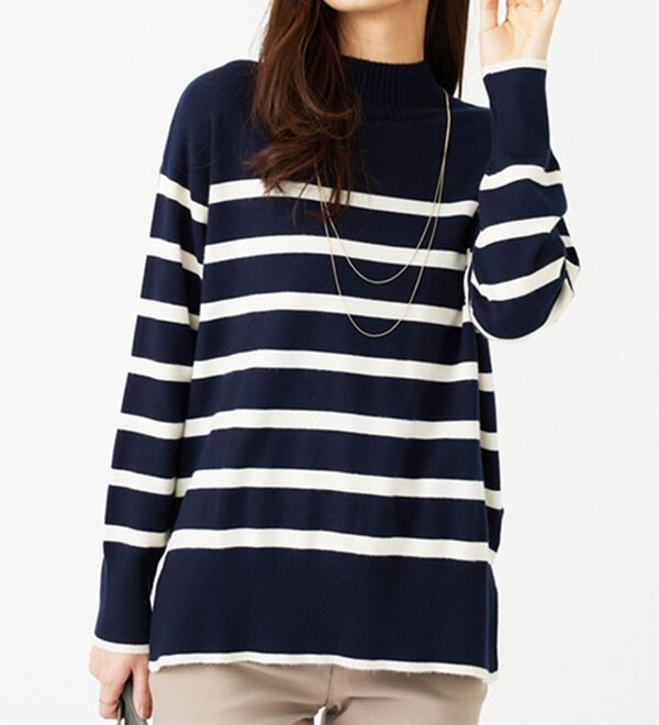 BELLUNA（ベルーナ）の「もちもち素材ハイネックニットプルオーバー（ニット・セーター）」｜詳細画像