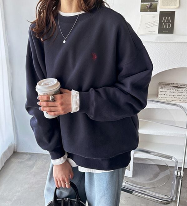GeeRA（ジーラ）の「【U.S. POLO ASSN.】表ピーチ裏起毛スウェット（トレーナー・スウェット）」｜詳細画像