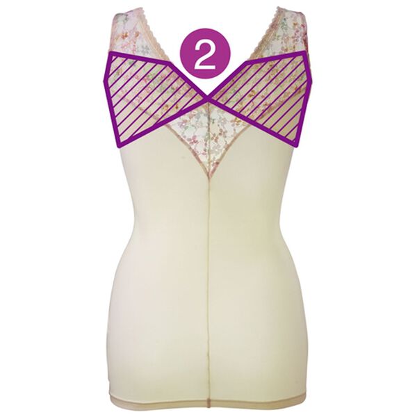 LAVIENNE（ラヴィエンヌ）の「ときめくフラワーレースボディシェイパー（ボディスーツ・シェイパー）」｜詳細画像