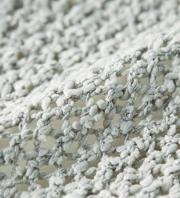 RANAN（ラナン）の「麻調メッシュ編トッパーカーディガン（ニットカーディガン）」｜詳細画像