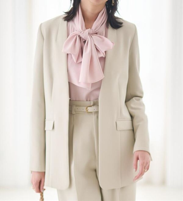 RANAN（ラナン）の「とろみボウタイブラウス（ブラウス）」｜詳細画像