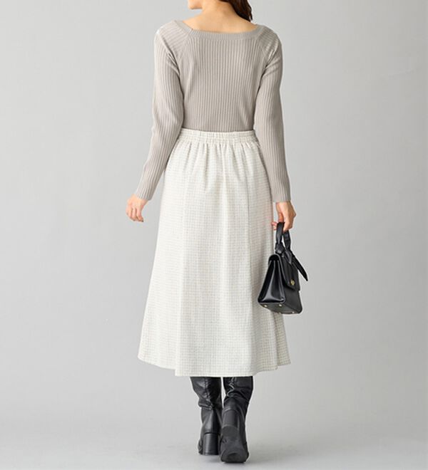 alotta（アロッタ）の「カシミヤタッチ肩刺しゅうニット（ニット・セーター）」｜詳細画像