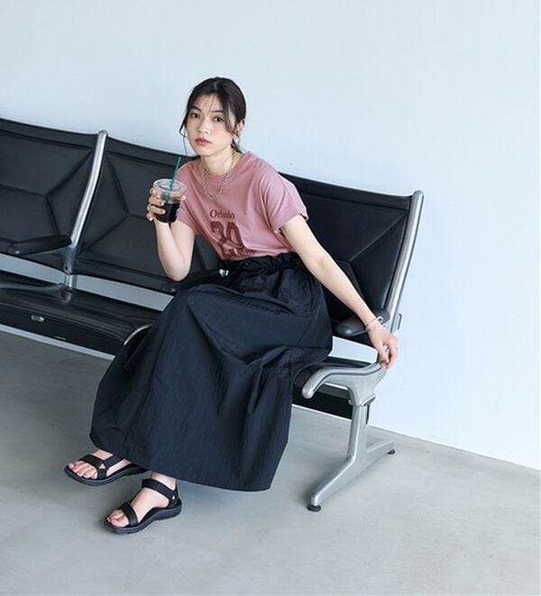 BELLUNA（ベルーナ）の「ひんやリッチコットン大人のゆったりドルマンＴシャツ（カットソー）」｜詳細画像