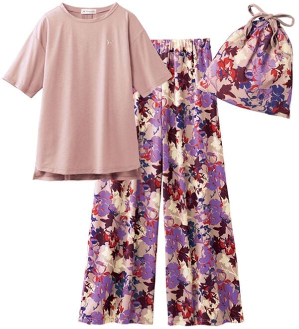 「＜ＨＡＮＡＥ　ＭＯＲＩ＞華やかリラックスウェア（パジャマ・ルームウェア）」｜詳細画像