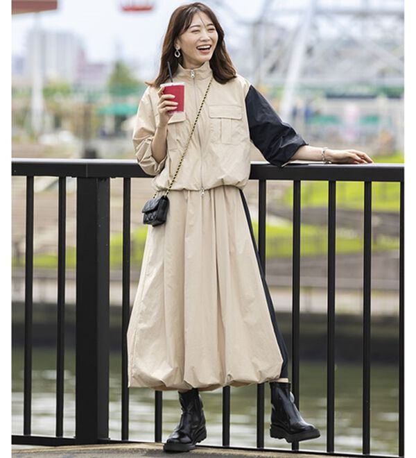 はっ水！ナイロンバルーンスカート - ベルーナ【公式】 