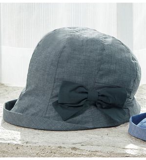 BELLUNA（ベルーナ）の「熱暑に！ヒンヤリクーラー内蔵クロッシェ（帽子）」｜黒