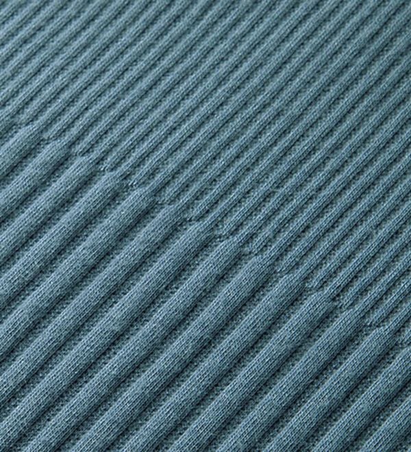 BELLUNA（ベルーナ）の「ボーダージャカード素材切替デザインチュニック（チュニック）」｜詳細画像