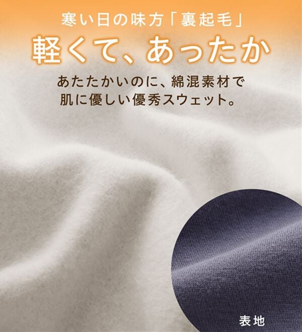 Viola e Viola（ヴィオラ エ ヴィオラ）の「大人の抜け感裏起毛サイドボタントップス（トレーナー・スウェット）」｜詳細画像