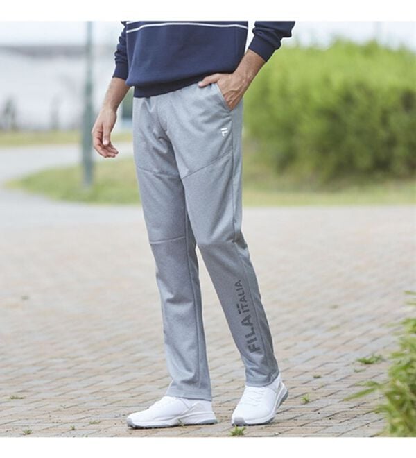 「＜フィラ＞吸汗速乾杢調ストレッチパンツ（メンズフルレングスパンツ）」｜詳細画像