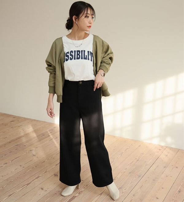 A HAPPY MARILYN（アハッピーマリリン）の「【Ｍ～７Ｌ】＜新色追加＞美脚＆美尻が叶う！優勝ワイドパンツ（ワイドパンツ・ガウチョ）」｜詳細画像