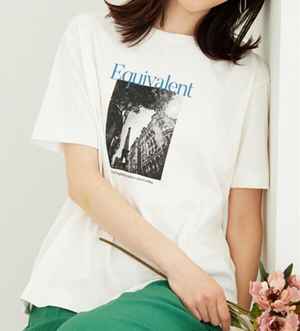 BELLUNA（ベルーナ）の「ヒンヤリ！綿１００％大人フォトプリントＴシャツ（Tシャツ）」｜詳細画像