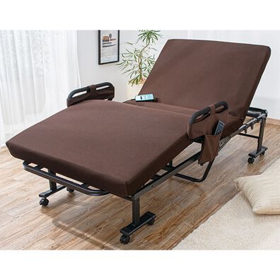 「組立簡単　寝心地が選べる電動ベッド＜折りたたみベッド　コンパクトベッド　折り畳みベッド　リクライニングベッド＞（ベッド）」