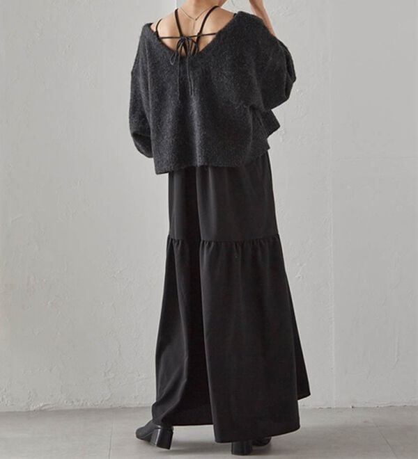 RANAN（ラナン）の「シャギーニット&times;キャミワンピースセット（その他ワンピース）」｜詳細画像