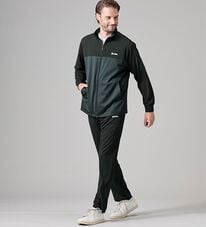 「＜ケースイス＞配色ＵＶジャージ上下セット（メンズゴルフウェア）」