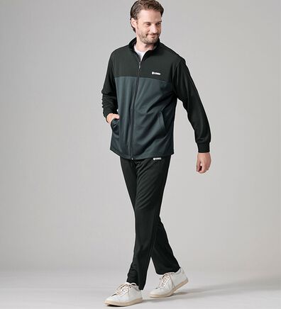 「＜ケースイス＞配色ＵＶジャージ上下セット（メンズゴルフウェア）」