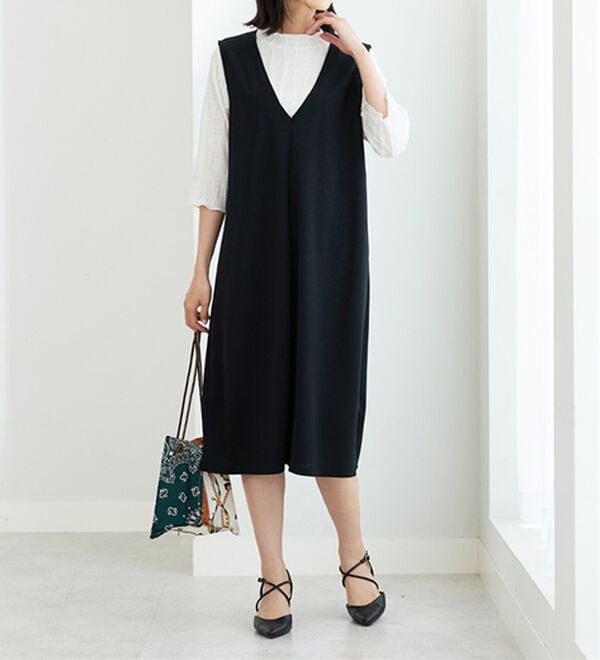 BELLUNA（ベルーナ）の「【2点セット】ジャカードプルオーバー＆ジャンスカセット（アンサンブル）」｜詳細画像