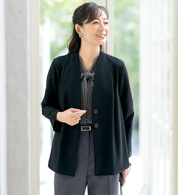 ルフラン（ルフラン）の「美ラインカットソージャケット（その他ジャケット）」｜詳細画像