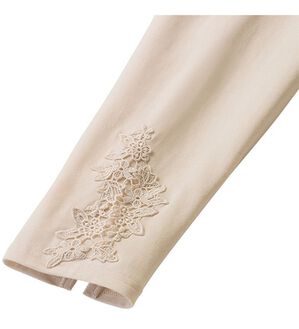 「涼感！ＵＶ対策おしゃレギンス（靴下・ストッキング）」｜アイボリー