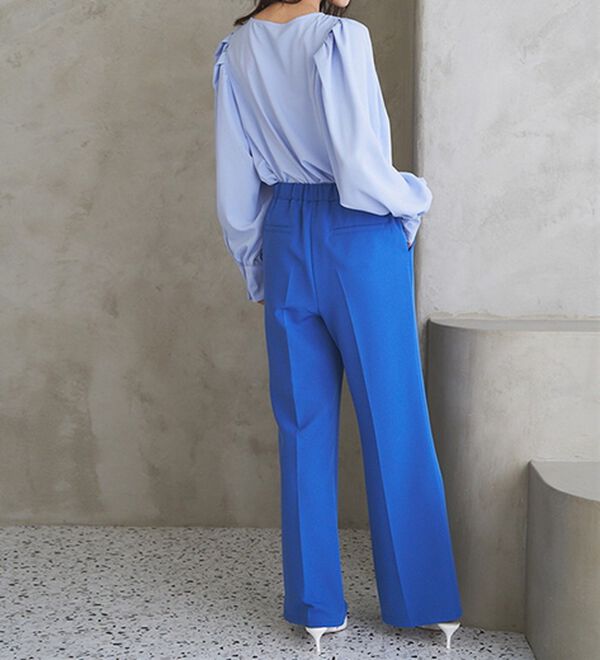 RANAN（ラナン）の「機能付センタースリットフレアーパンツ（フルレングスパンツ）」｜詳細画像