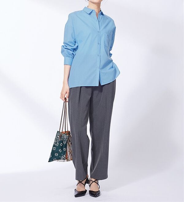 BELLUNA（ベルーナ）の「ベーシックデザインオーバーサイズシャツ（シャツ）」｜詳細画像