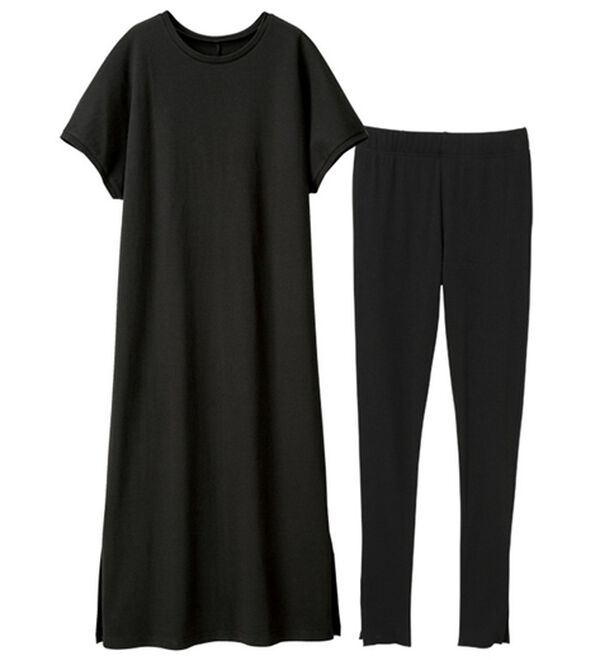 RANAN（ラナン）の「【レギンス付】＜ＢＣ＞綿１００％ひんやりワンピース（その他ワンピース）」｜詳細画像