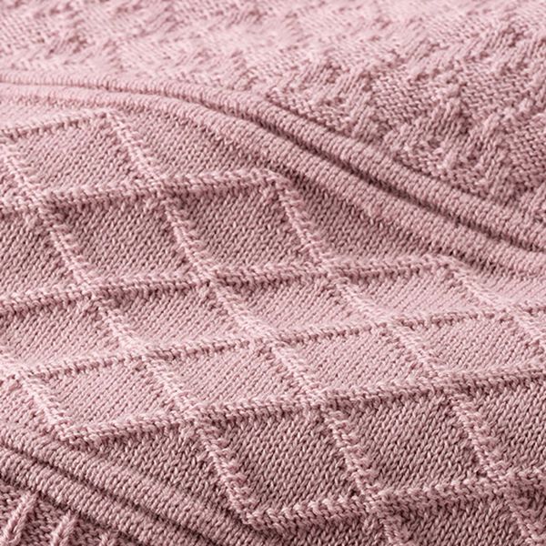 「コットンシルク編地柄セーター（メンズニット・セーター）」｜詳細画像