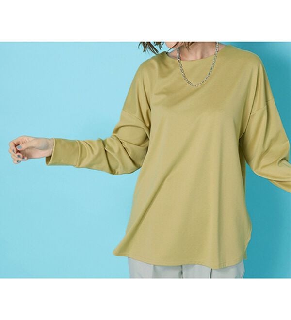 BELLUNA（ベルーナ）の「もちっとなめらか！大人顔サマ見えプルオーバー（カットソー）」｜詳細画像